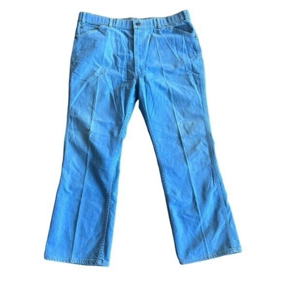 Levi's Vintage Men's 41x29 Jeans Orange Tab Light Wash Denim Straight 70's 80's - Picture 1 of 11